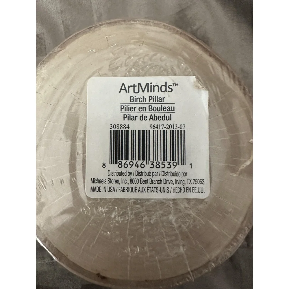 ArtMinds Birch Wood Rounds Slice Natural Unfinished Craft Decor Lot Of 6 USA - Picture 15 of 16